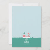 Invitation d'arrangement de réception en plein air (Dos)