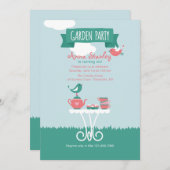 Invitation d'arrangement de réception en plein air (Devant / Derrière)