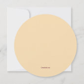 Invitation d'arrière - plan d'automne (Dos)