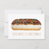 Invitation d'arrosage pour bébé Donut (Devant)