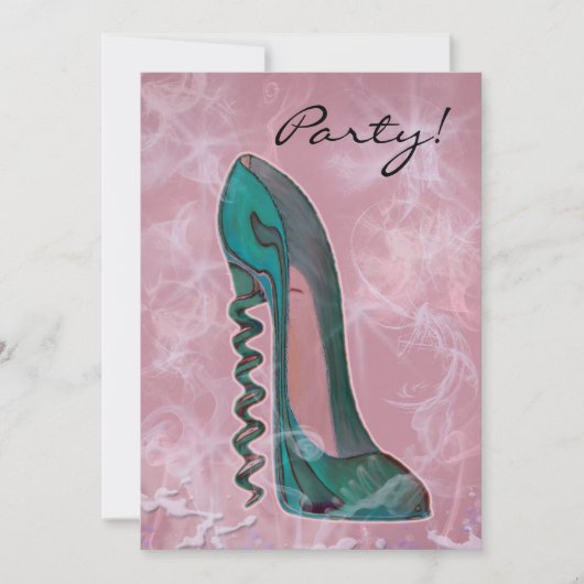 Invitation d'art moderne Stiletto Shoe (Devant)