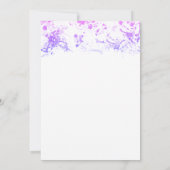 Invitation d'Art Party personnalisable (Dos)