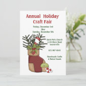 Invitation d'artisanat de vacances (Debout devant)