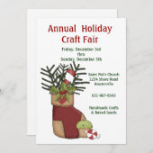 Invitation d'artisanat de vacances (Devant / Derrière)