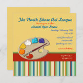 Invitation d'artiste. (Devant / Derrière)