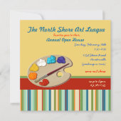 Invitation d'artiste. (Devant)