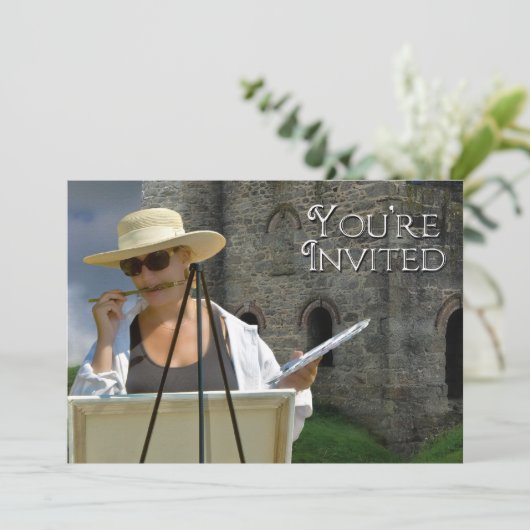 Invitation d'artiste (Debout devant)