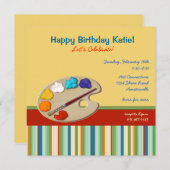 Invitation d'artiste (Devant / Derrière)