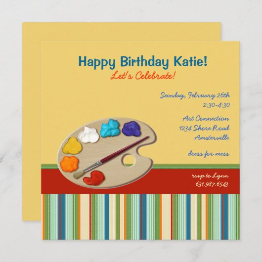 Invitation d'artistes (Devant / Derrière)