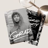 Invitation Dashed Photo Graduation Party