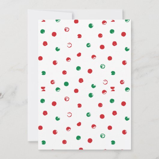 Invitation Dashin Dancin Prancin Échange de vins Noël (Dos)