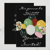 Invitation d'Assortiment de bonbons (Devant / Derrière)