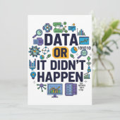 Invitation Data Or It’s Happen Analytics & Humour (Debout devant)