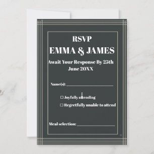 Invitation Date à retenir personnalisable minimaliste moderne