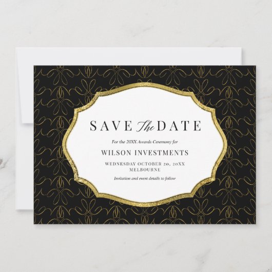 Invitation Date d'affaires à retenir (Devant)