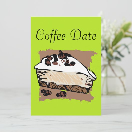 Invitation Date de café (Debout devant)