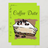 Invitation Date de café (Devant / Derrière)