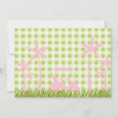 Invitation Date de golf rose (Dos)