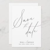 Invitation Date de sauvegarde de script minimal (Devant / Derrière)