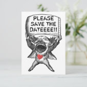 Invitation Date de sauvegarde unique et drôle (Debout devant)