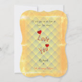 Invitation Date du dîner (Dos)