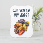 Invitation Date Humour de nuit - Un drôle de mème de Saint Va (Debout devant)