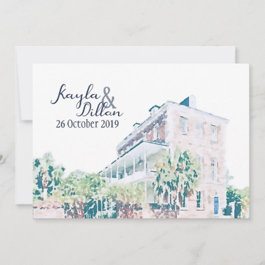 Invitation Date limite de Kayla et Dillon (Devant)