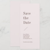 Invitation Date moderne romaine de sauvegarde (Devant / Derrière)