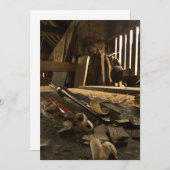 Invitation d'ateliers de charpentiers occupés (Devant / Derrière)