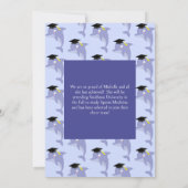 Invitation Dauphin Graduation Party Sondage natation (Dos)