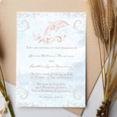 Invitation Dauphin rose