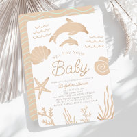 Dauphins & Coquillages Mer Vous Bientôt Tan Baby s