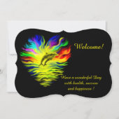 Invitation Dauphins sous le soleil, ajoutez votre texte Invit (Devant)