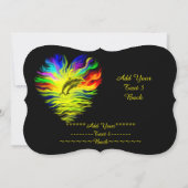 Invitation Dauphins sous le soleil, ajoutez votre texte Invit (Dos)