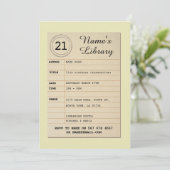 Invitation d'auteur de fête d'anniversaire de (Debout devant)