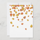 Invitation d'automne (Dos)