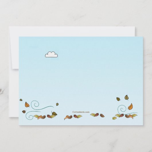 Invitation d'automne (Dos)