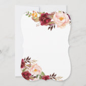 Invitation d'automne de Fête de la mariée de (Dos)