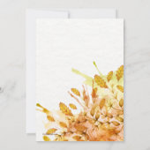 Invitation d'automne de la Nouvelle Angleterre (Dos)