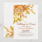 Invitation d'automne de la Nouvelle Angleterre (Devant / Derrière)