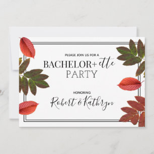 Invitation d'automne de sa soirée de bachelorette