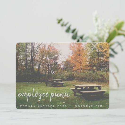 Invitation d'automne décontracté (Debout devant)