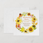 Invitation d'automne d'or (Devant / Derrière)