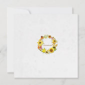 Invitation d'automne d'or (Dos)