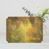 Invitation d'automne personnalisée (Debout devant)