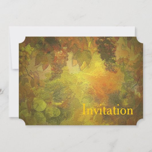 Invitation d'automne personnalisée (Devant)