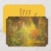 Invitation d'automne personnalisée (Devant / Derrière)