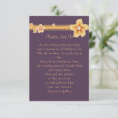 Invitation d'automne violet (Debout devant)