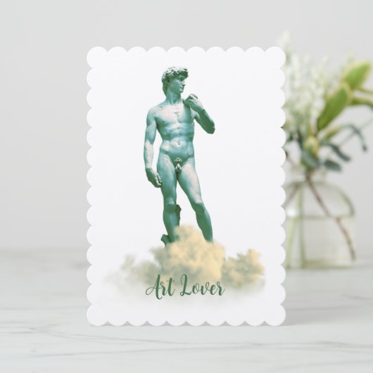 Invitation David dans les nuages (Debout devant)