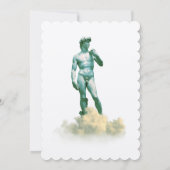 Invitation David dans les nuages (Dos)